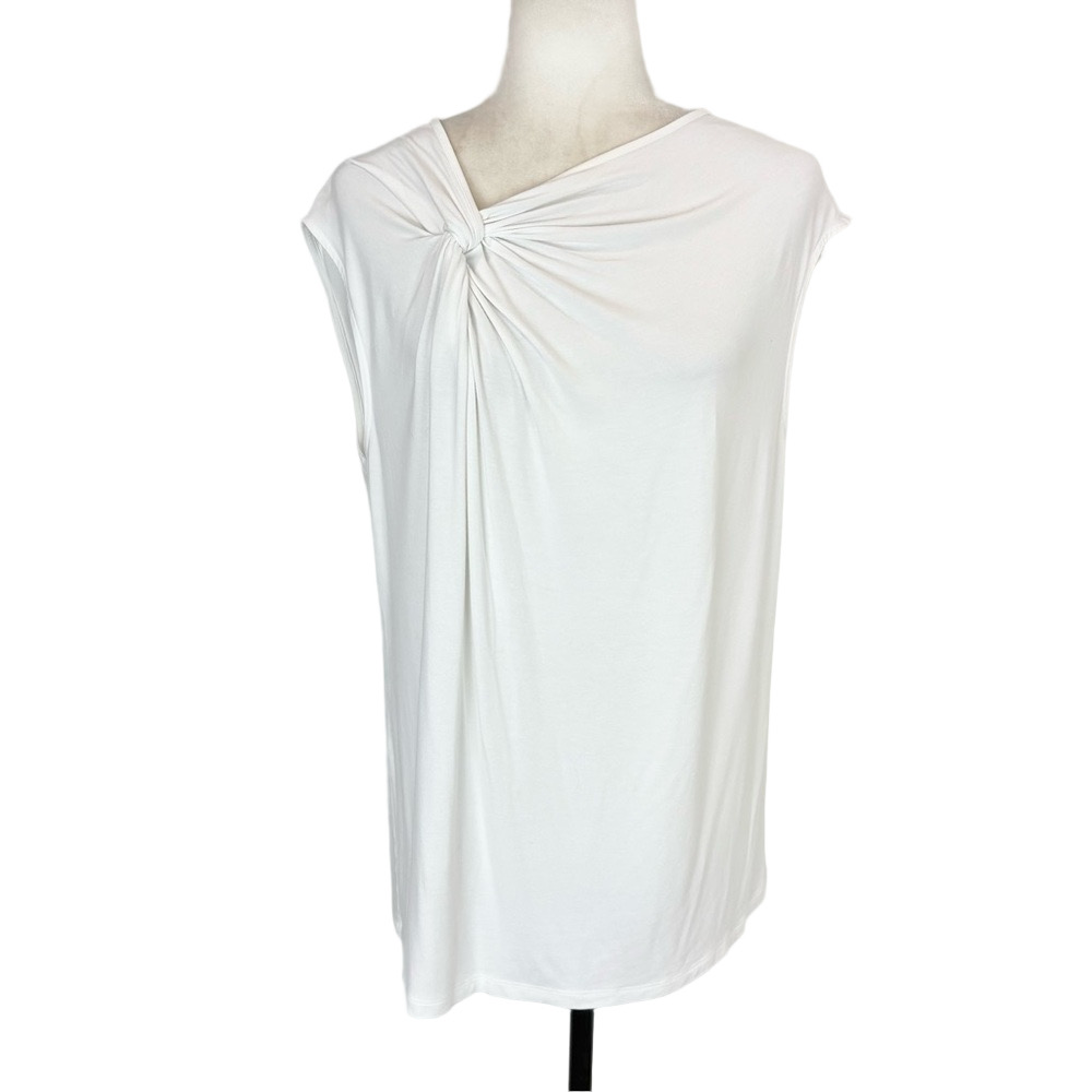 Lord & Taylor twist-collar t-shirt